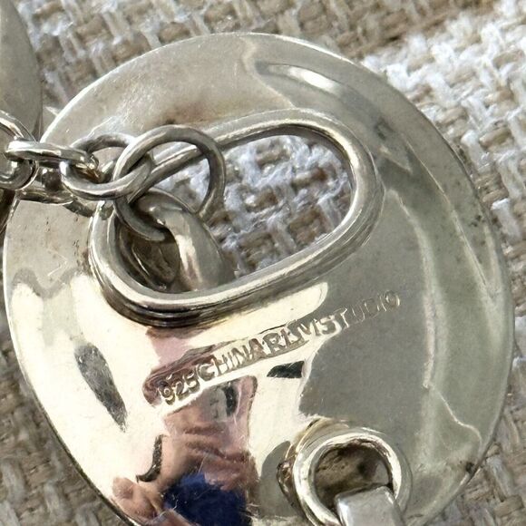 Vintage Robert Lee Morris RLM Studio Modernist Shiny Concave Disc Bracelet 7.5" - Picture 4 of 12